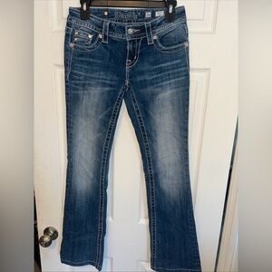 Miss me size 26 signature boot jeans 34 inchs long